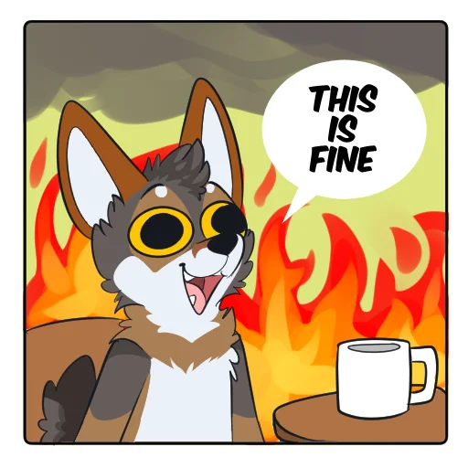 🔥 Стикер «Red Wolf» для Telegram