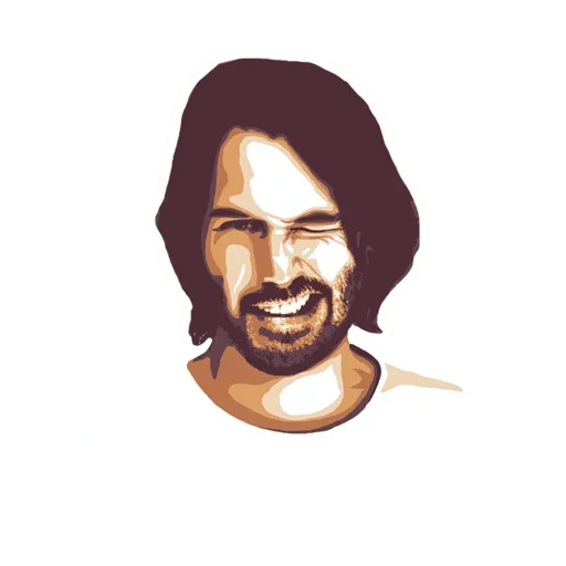 😉 Стикер «ReevesKeanu» для Telegram