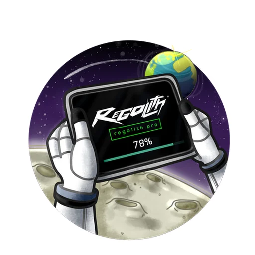 📲 Стикер «Regolith.pro» для Telegram