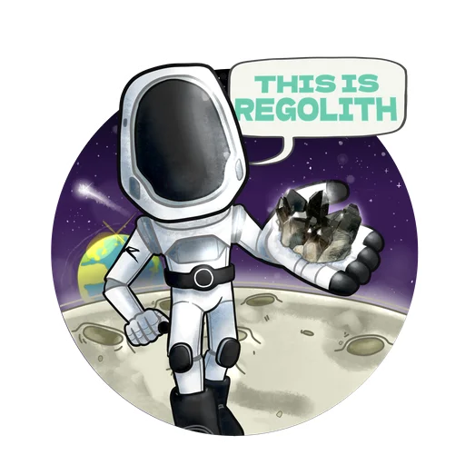 🪨 Стикер «Regolith.pro» для Telegram