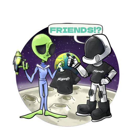 🙌 Стикер «Regolith.pro» для Telegram