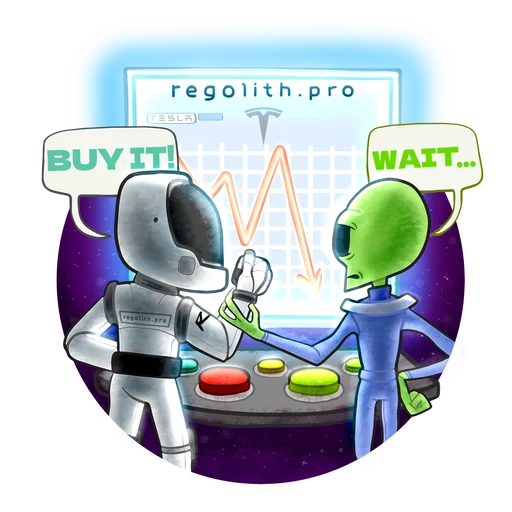 📉 Стикер «Regolith.pro» для Telegram