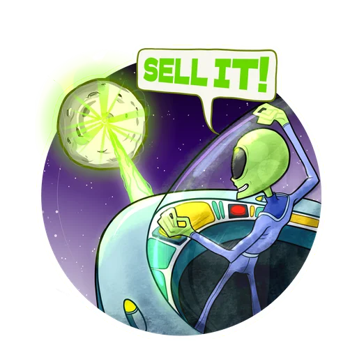 👽 Стикер «Regolith.pro» для Telegram