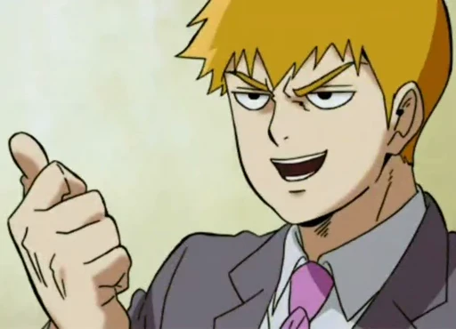 👍 Стикер «Reigen Arataka» для Telegram