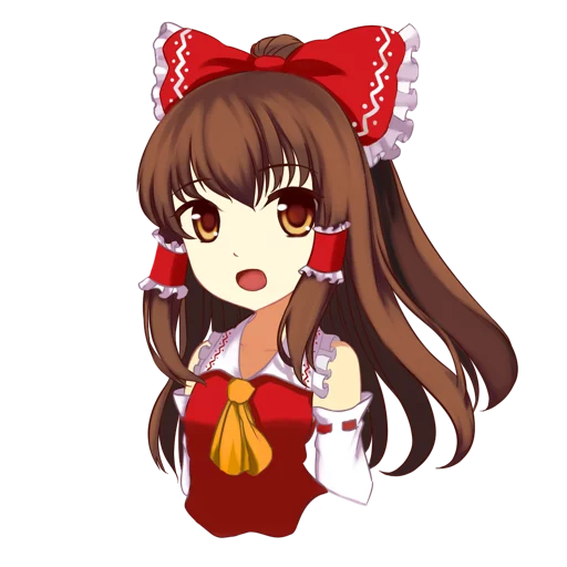 Стикерпак Hakurei Reimu для Telegram — скачать