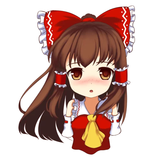 ☺️ Стикер «Hakurei Reimu» для Telegram