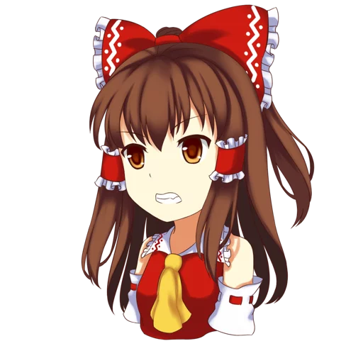 😬 Стикер «Hakurei Reimu» для Telegram