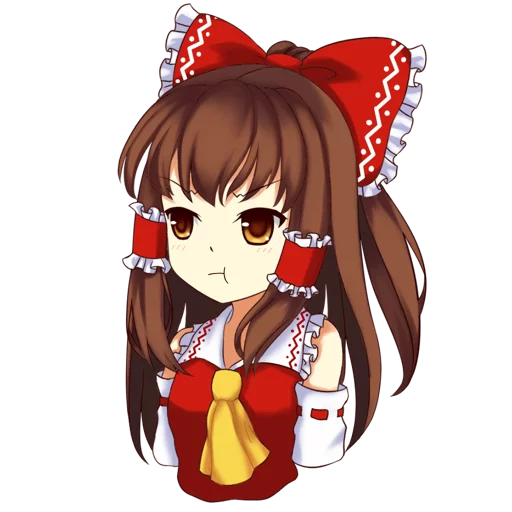 😗 Стикер «Hakurei Reimu» для Telegram
