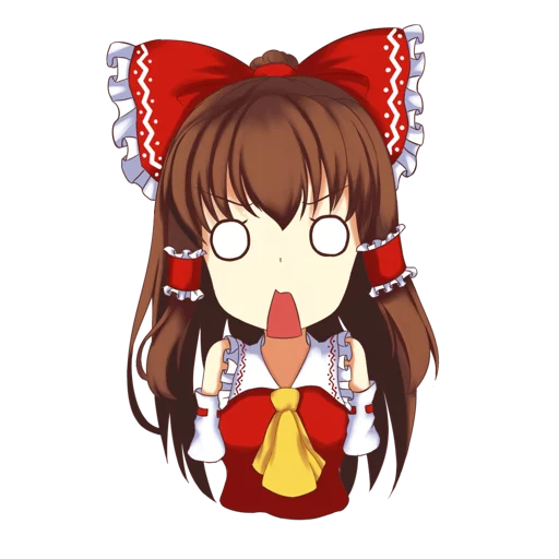😱 Стикер «Hakurei Reimu» для Telegram