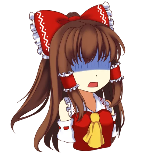 😨 Стикер «Hakurei Reimu» для Telegram