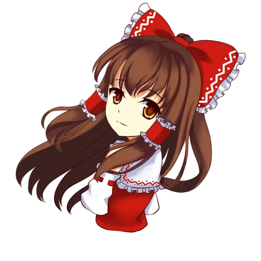 😉 Стикер «Hakurei Reimu» для Telegram