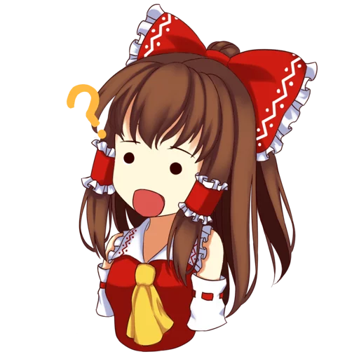❓ Стикер «Hakurei Reimu» для Telegram