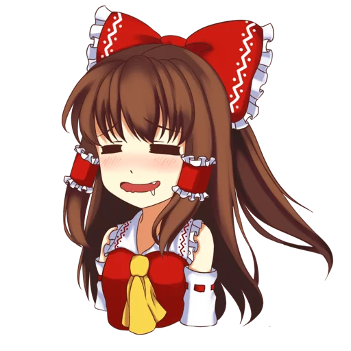 😦 Стикер «Hakurei Reimu» для Telegram