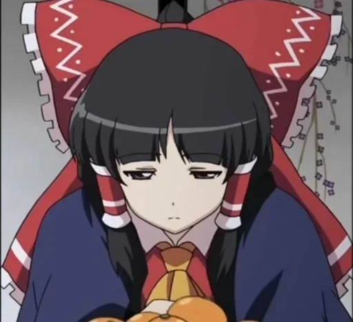 🀄 Стикер «Reimu» для Telegram