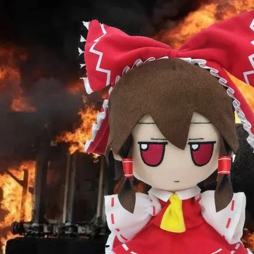 🀄 Стикер «Reimu» для Telegram
