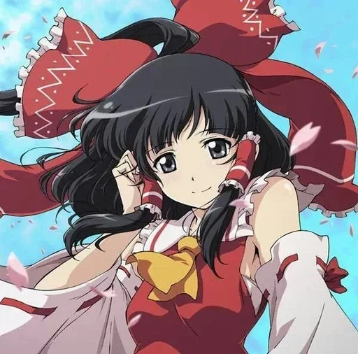 🀄 Стикер «Reimu» для Telegram