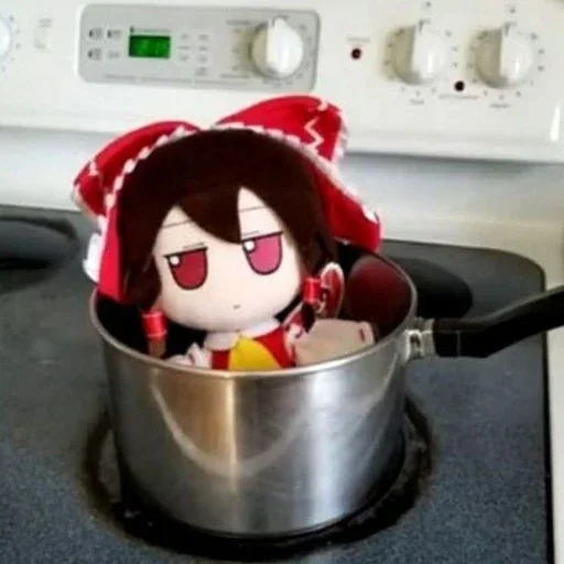 🀄 Стикер «Reimu» для Telegram