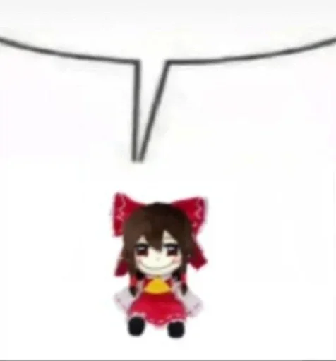 🀄 Стикер «Reimu» для Telegram