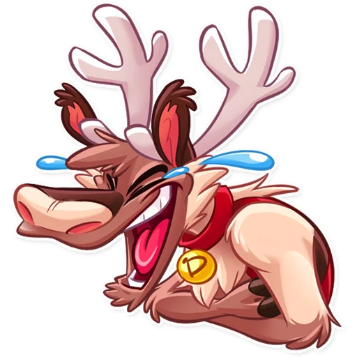 Стикерпак Reindeer Party для Telegram