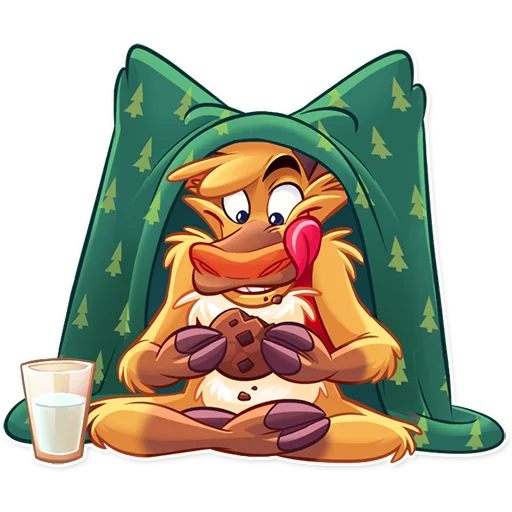 🤤 Стикер «Reindeer Party» для Telegram