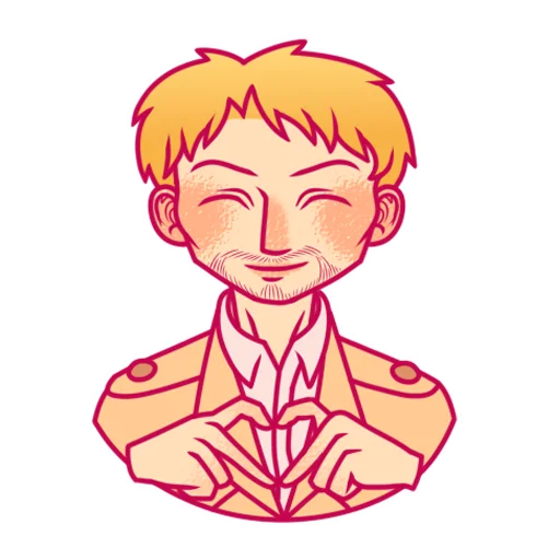❤️ Стикер «Reiner Braun Райнер Браун (cr. Nazaltam)» для Telegram