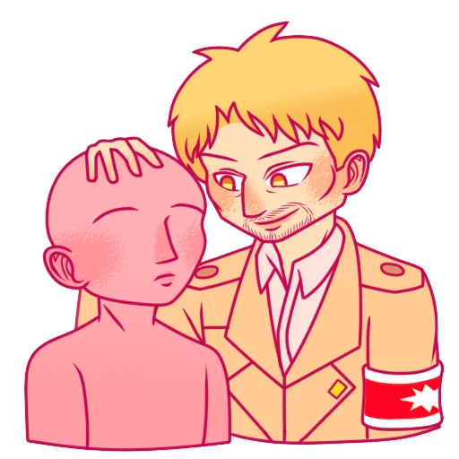🥰 Стикер «Reiner Braun Райнер Браун (cr. Nazaltam)» для Telegram