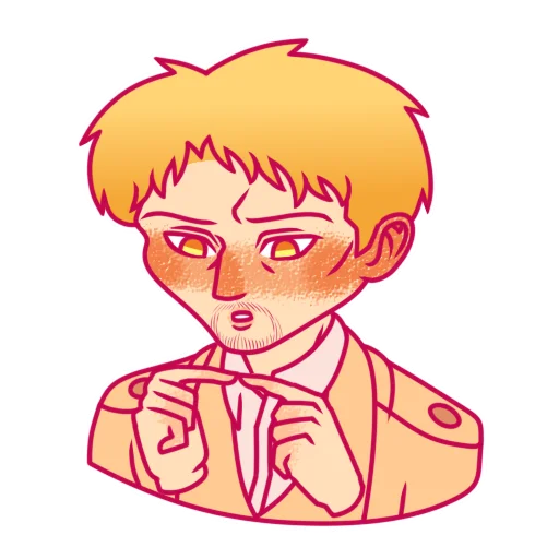 😳 Стикер «Reiner Braun Райнер Браун (cr. Nazaltam)» для Telegram