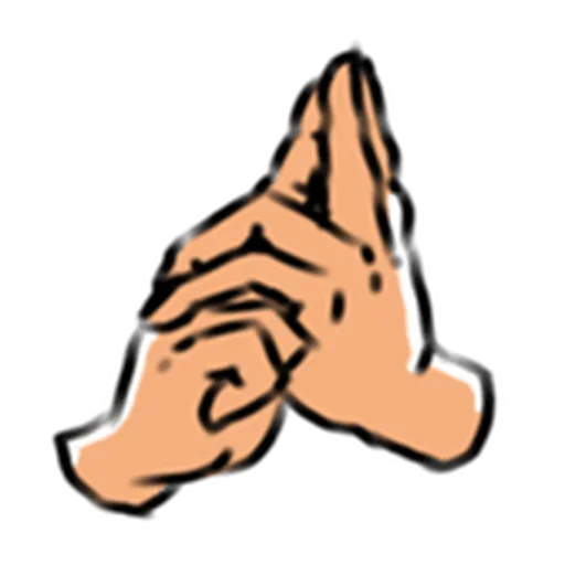 😝 Стикер «Nakaji hand» для Telegram