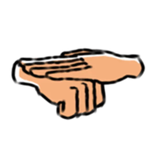 😄 Стикер «Nakaji hand» для Telegram