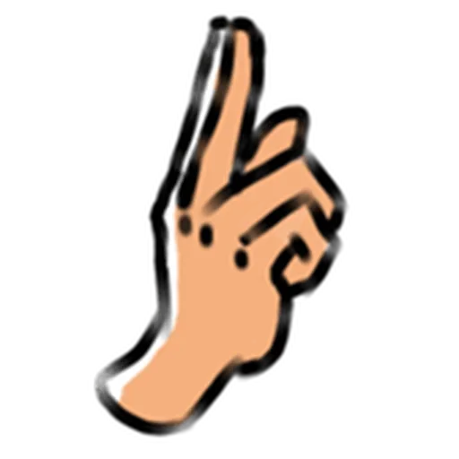 😙 Стикер «Nakaji hand» для Telegram