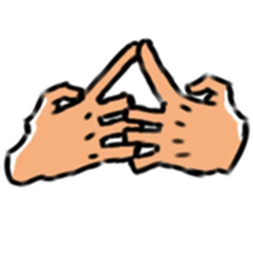 ㊗️ Стикер «Nakaji hand» для Telegram