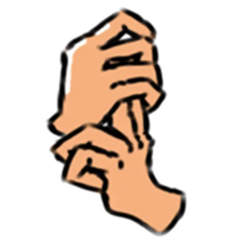 Стикерпак Nakaji hand для Telegram — скачать
