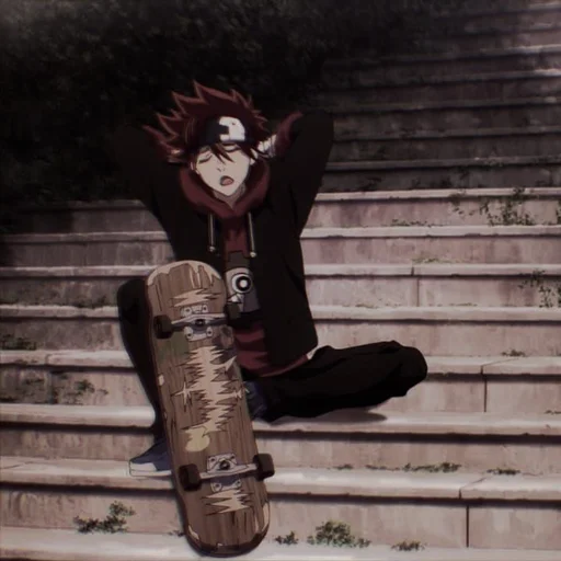 ☄ Стикер «Reki Kyan SK8 the infinity» для Telegram