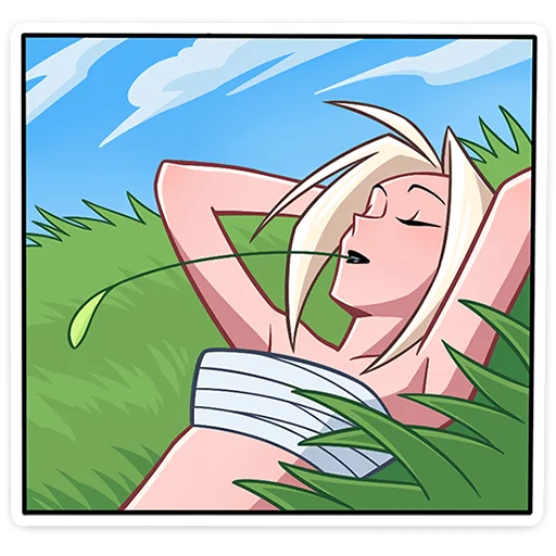 ⭐ Стикер «Рёко и Кента» для Telegram