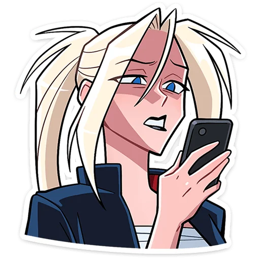 ⭐ Стикер «Рёко и Кента» для Telegram