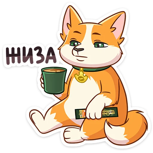🐶 Стикер «Миксик и жиза» для Telegram