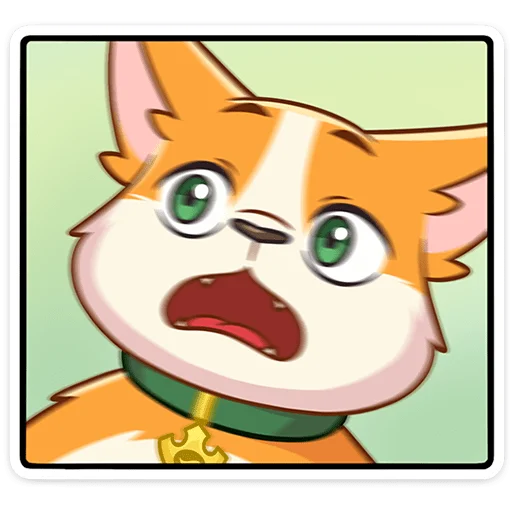 🐶 Стикер «Миксик и жиза» для Telegram