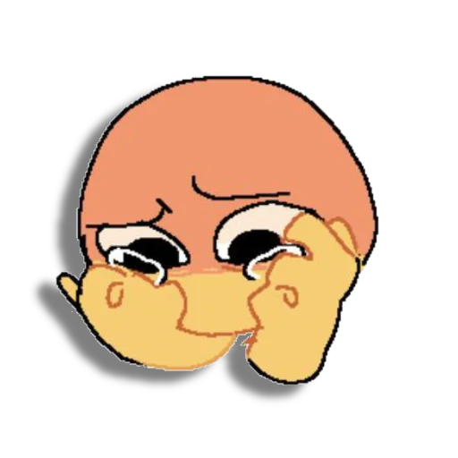 😔 Стикер «uwu face» для Telegram
