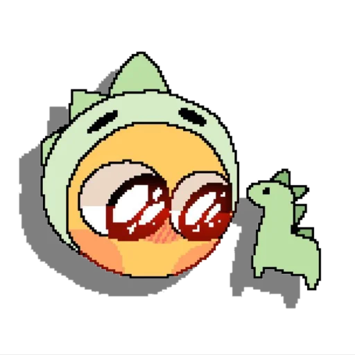 🦖 Стикер «uwu face» для Telegram