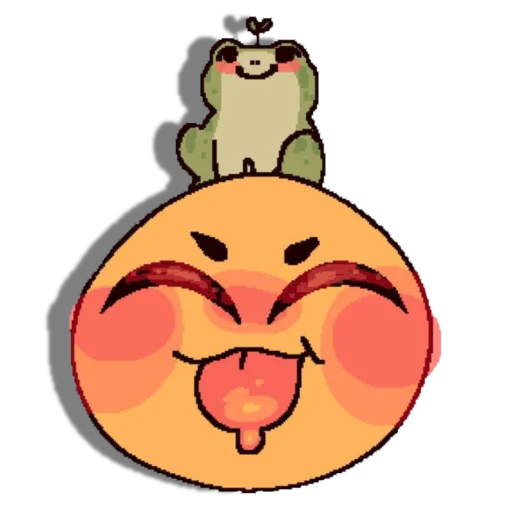🐸 Стикер «uwu face» для Telegram