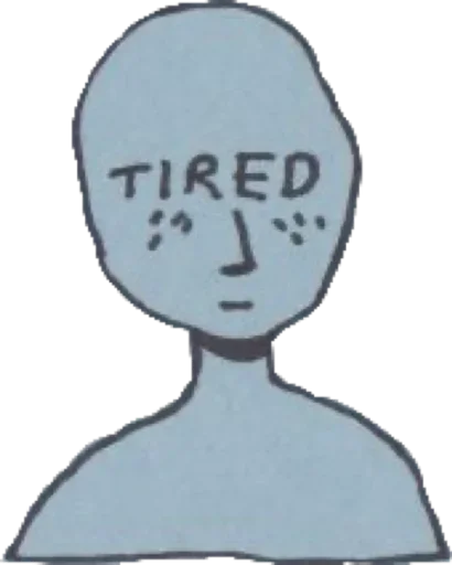 😥 Стикер «Relax» для Telegram