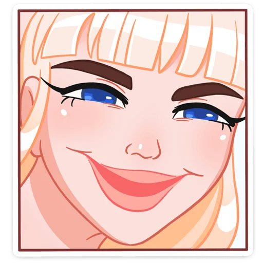 😅 Стикер «Отдыхаем с Каталиной» для Telegram