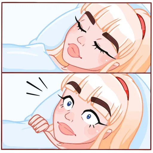 😴 Эмодзи «Отдыхаем с Каталиной» для Telegram
