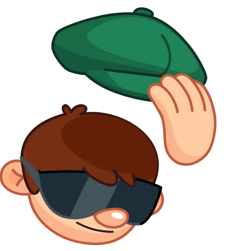 🤗 Стикер ««Рельс» для Telegram