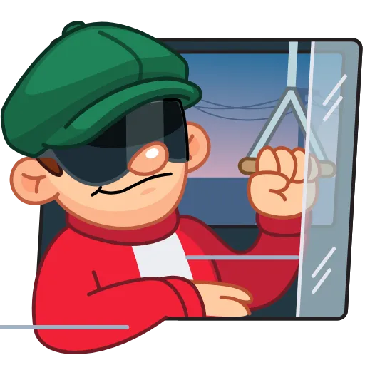 😎 Стикер ««Рельс» для Telegram