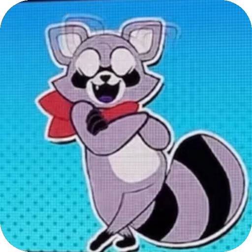 😏 Стикер «Rembly the raccoon» для Telegram