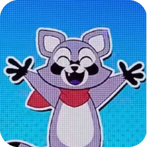 🥳 Стикер «Rembly the raccoon» для Telegram