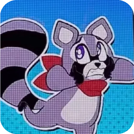 😢 Стикер «Rembly the raccoon» для Telegram