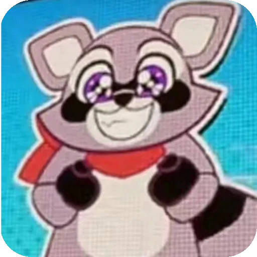 🤩 Стикер «Rembly the raccoon» для Telegram