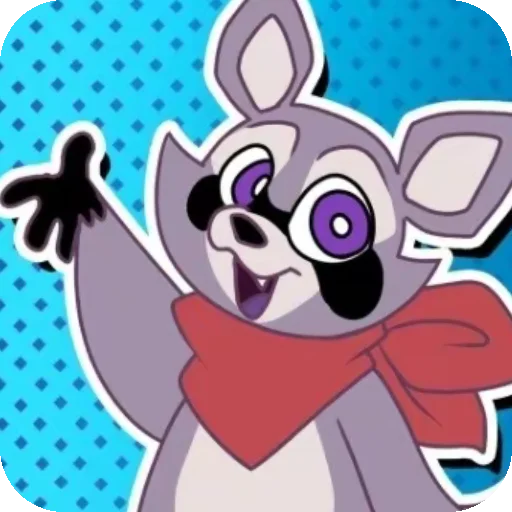 🤚 Стикер «Rembly the raccoon» для Telegram